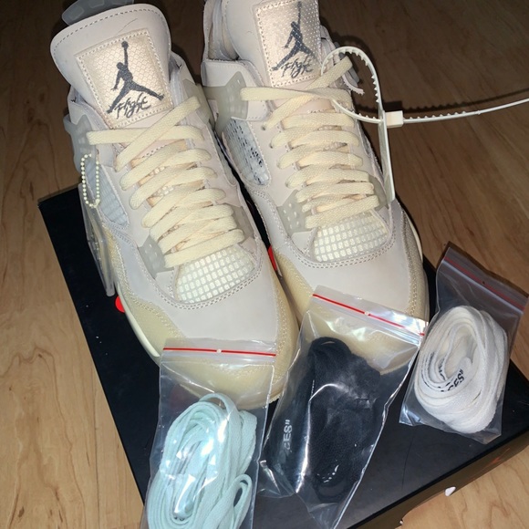 Jordan Other - Jordan Off White 4 sail US size M11 W12.5